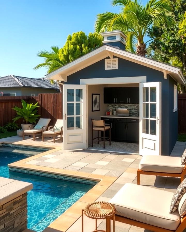 Poolside Shed