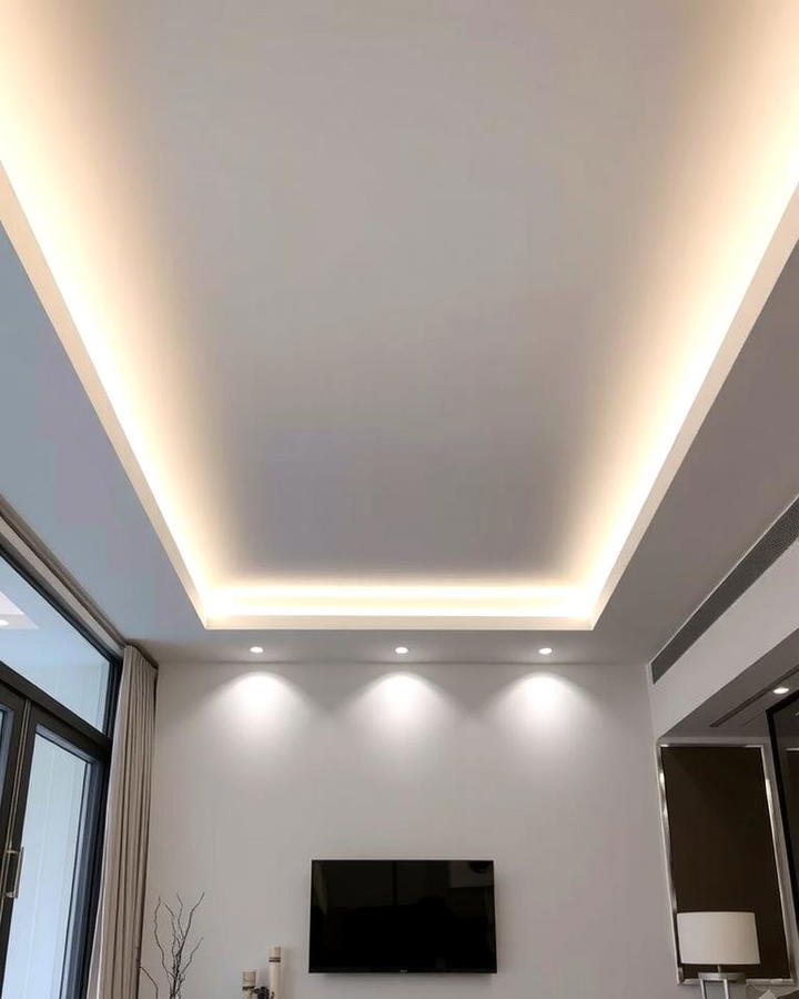 Pop Ceiling with Cove Lighting