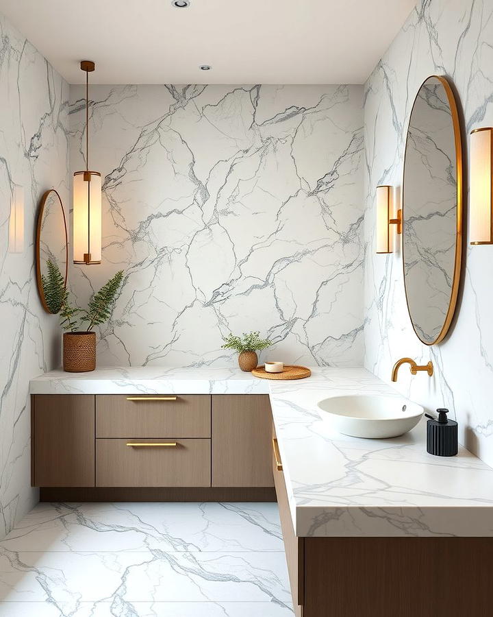 Porcelain Countertops for Versatile Elegance