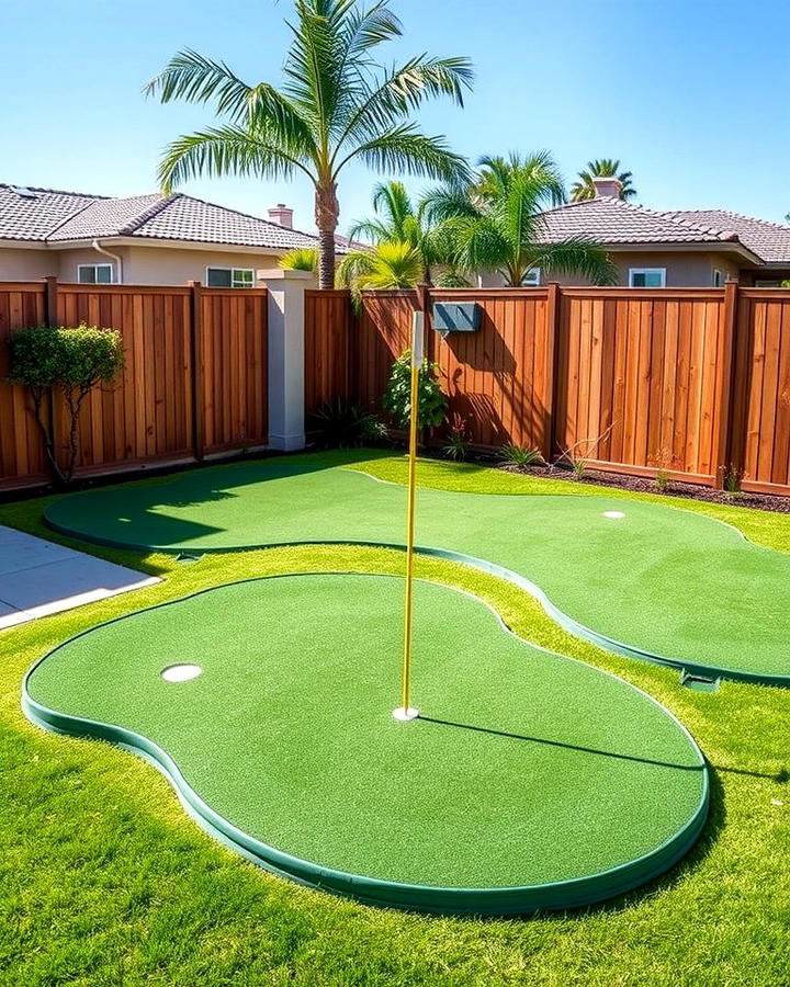 Portable Putting Green for Flexibility