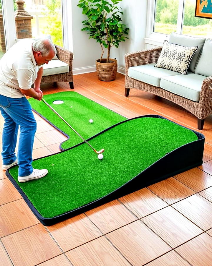 Portable Putting Greens for Flexibility