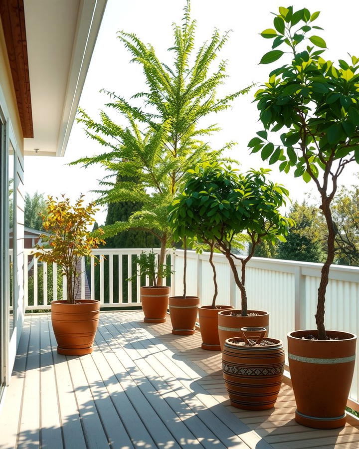 Potted Trees for Shade