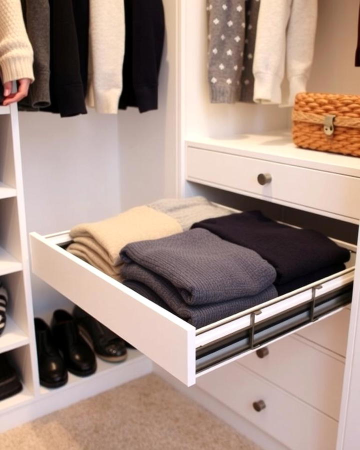 Pull Out Drawers in Closets