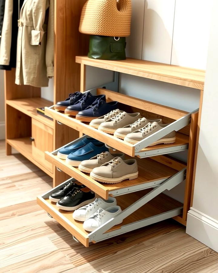 Pull Out Shoe Rack