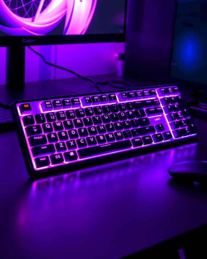 Purple RGB Mechanical Keyboard