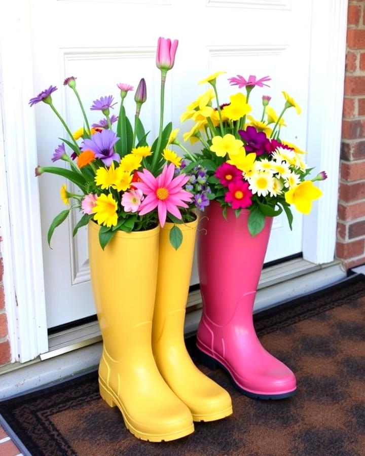 Rain Boot Planter