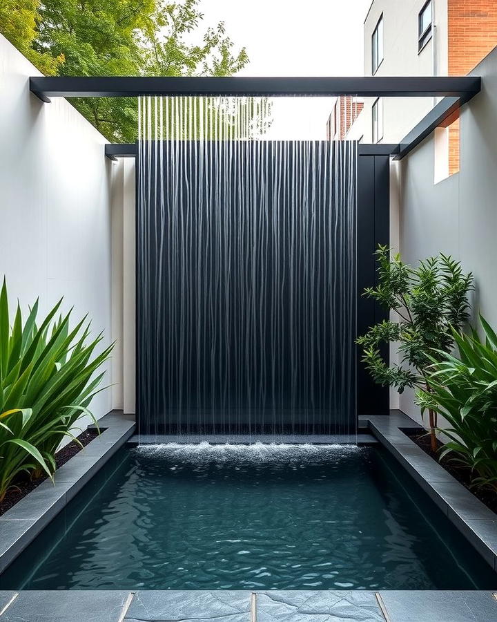 Rain Curtain Waterfall for Modern Elegance