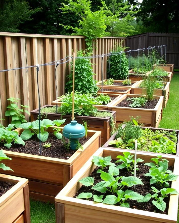 Raised Beds with Built In Irrigation