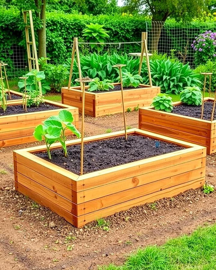 Raised Garden Beds with Sleepers