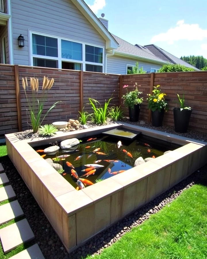 Raised Koi Pond Idea