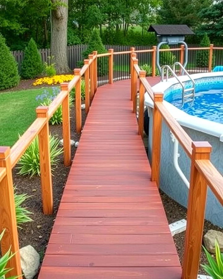 Raised Walkway with Railings