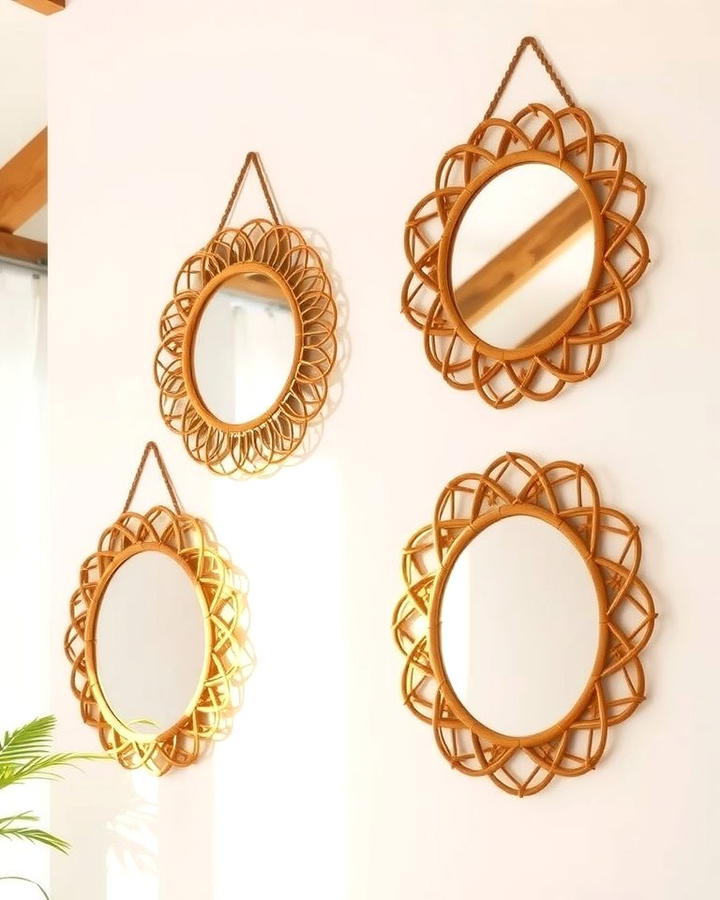 Rattan Wall Mirrors