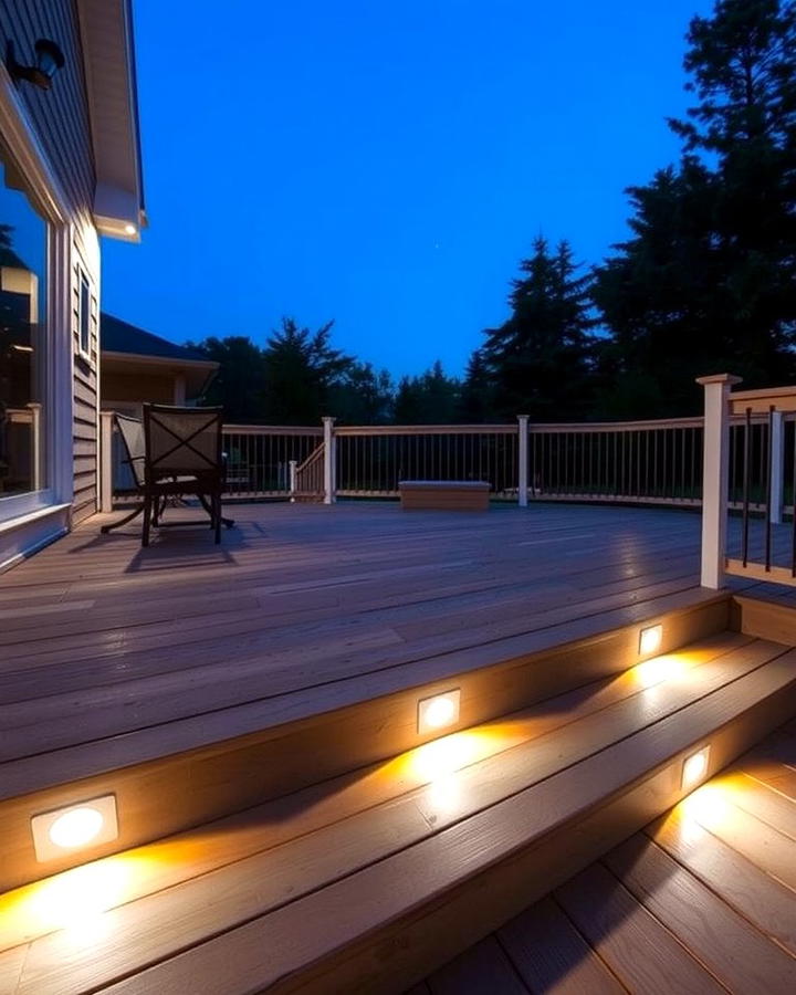 Recessed Deck Lighting for a Sleek Look