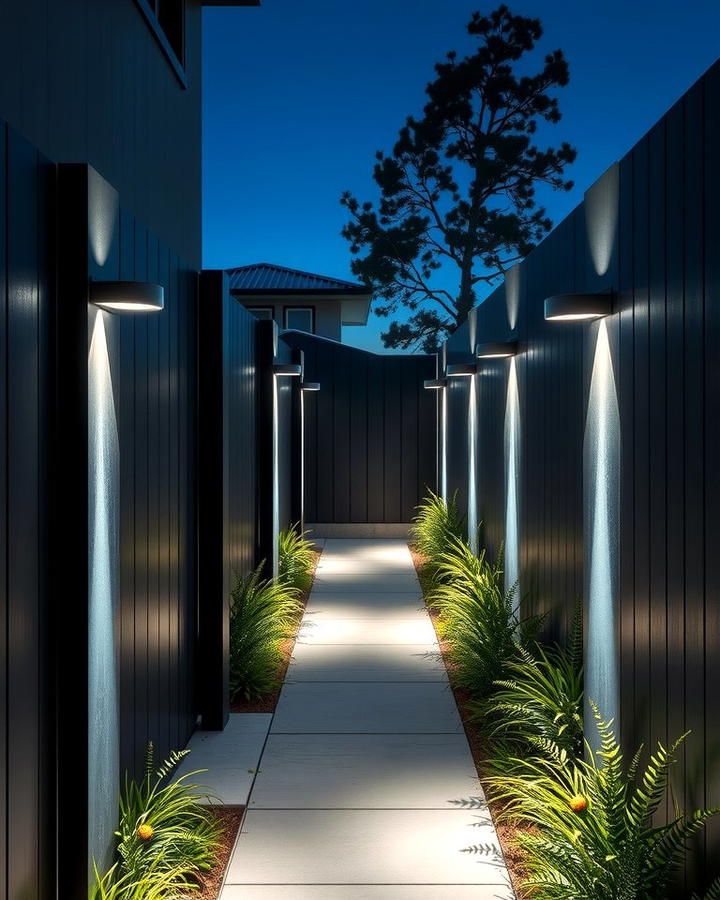 Recessed Fence Lighting