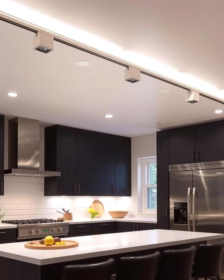 Recessed Track Lighting for a Clean Look