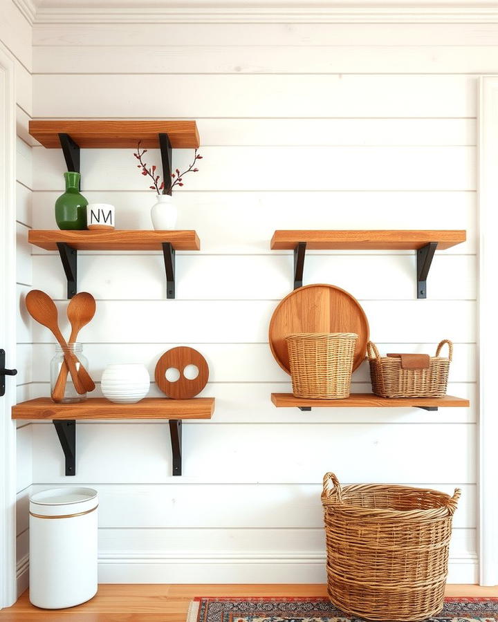 Reclaimed Wood Shelves