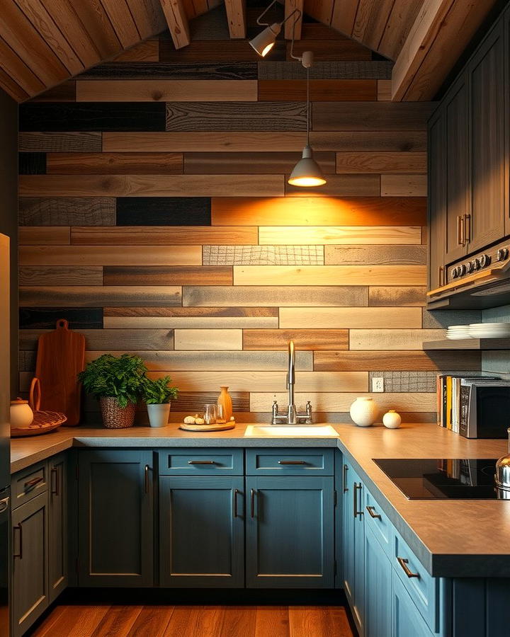 Reclaimed Wood Wall