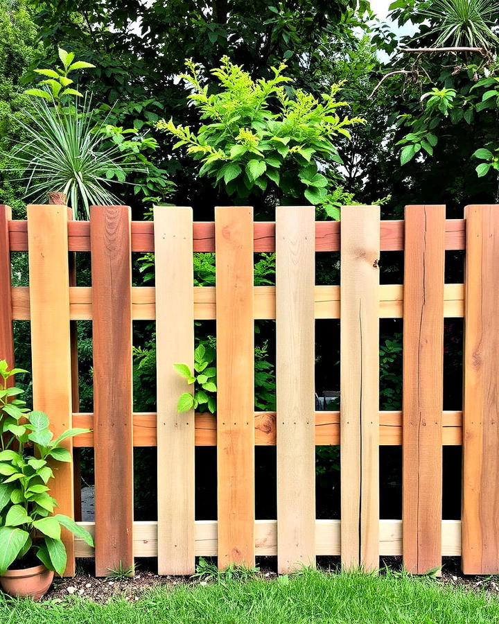 Recycled Pallet Fence