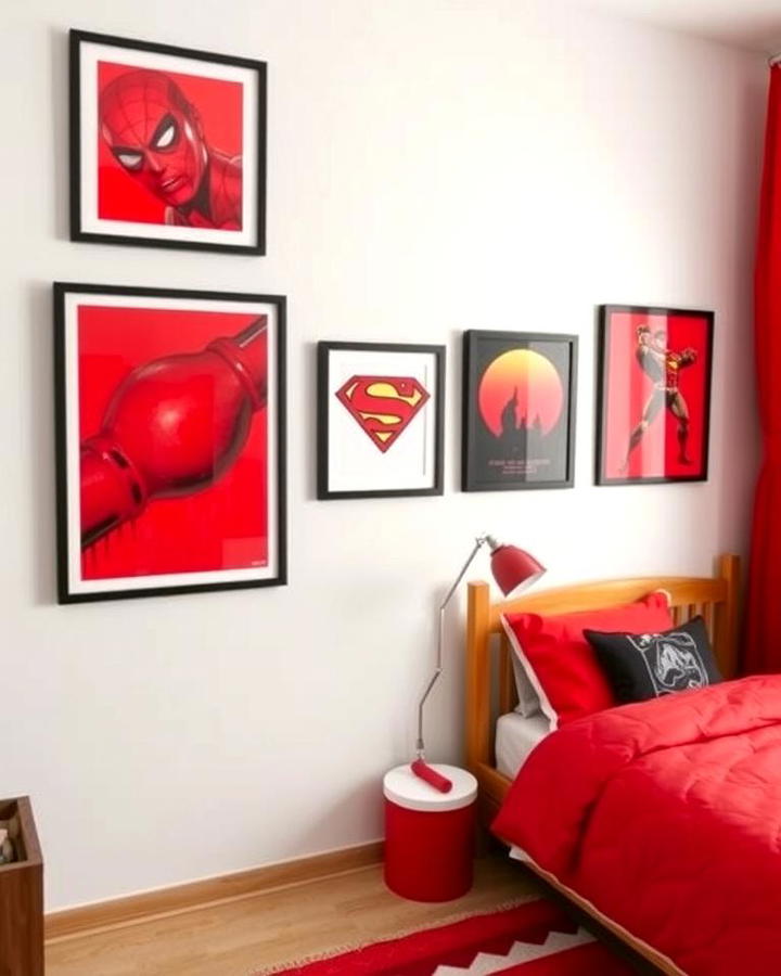 Red Artwork and Posters