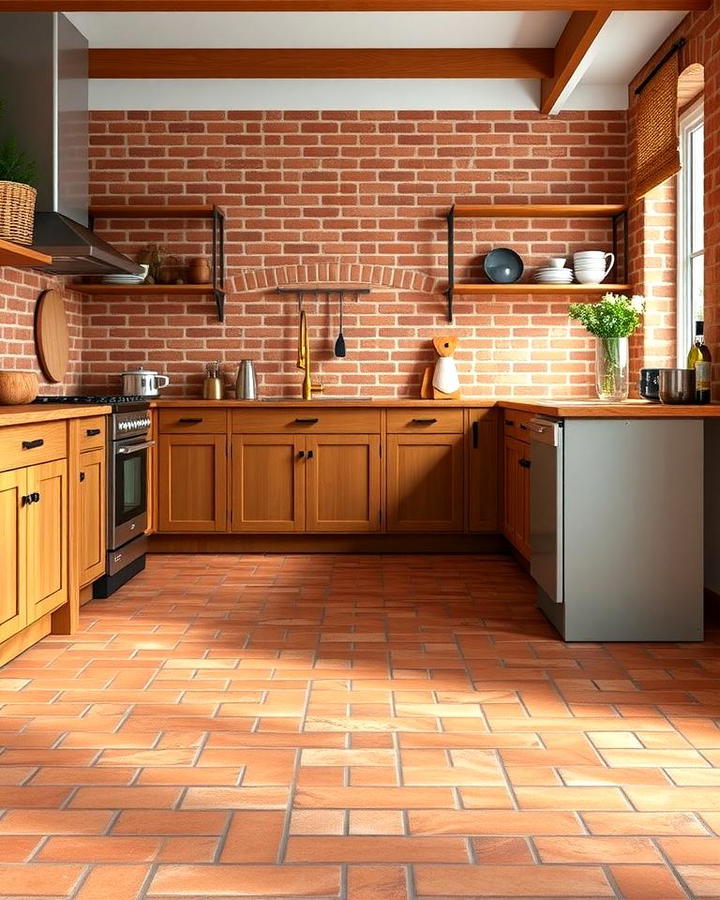 Red Brick Flooring