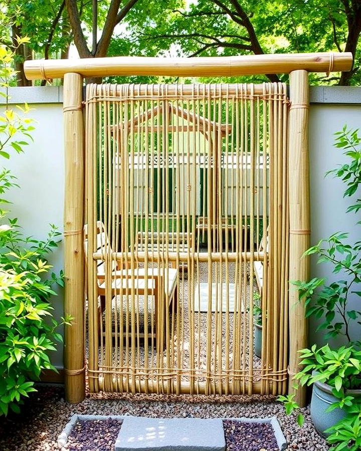 Reed Screen Gate