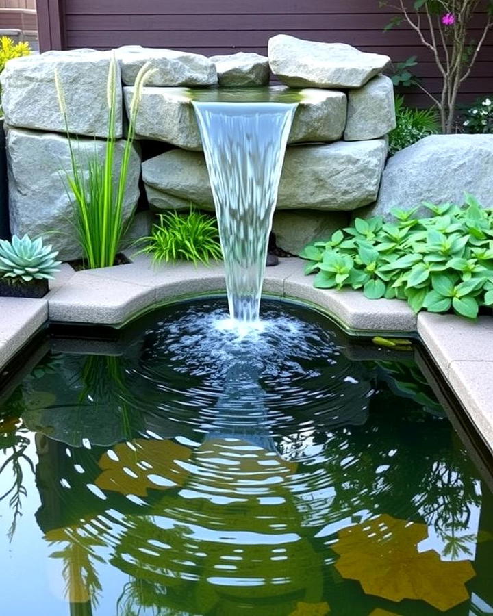 Reflecting Pool with Waterfall Feature