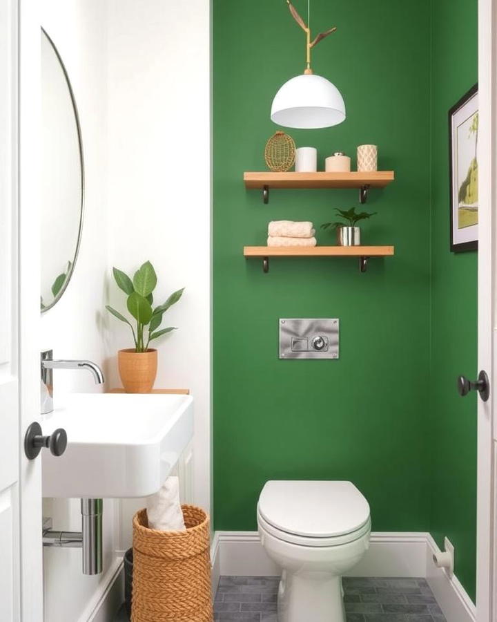 Rejuvenating Green Accent Walls