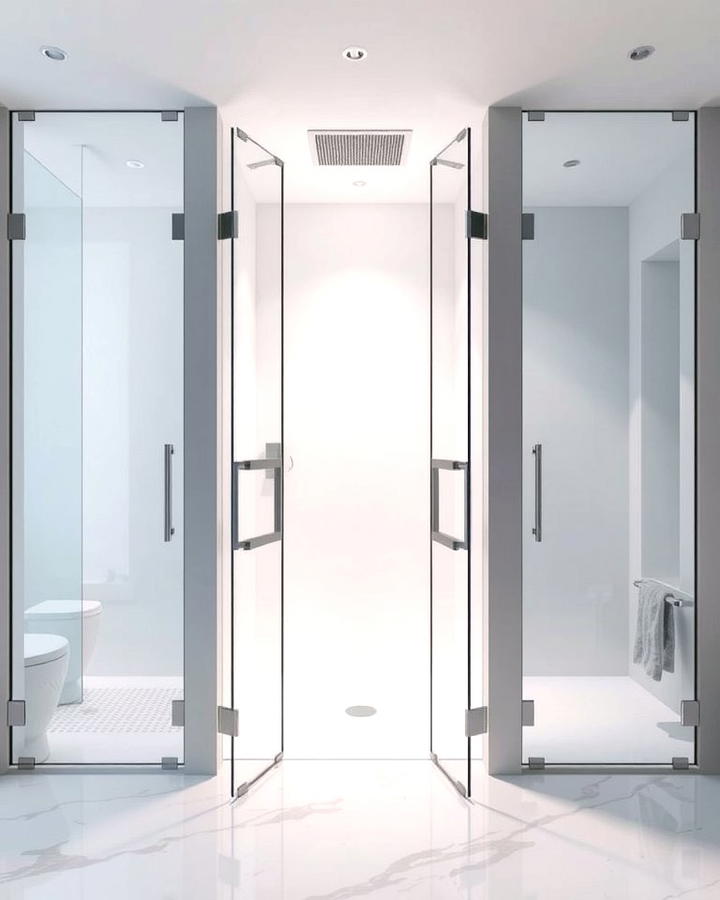 Replace Shower Curtains with Glass Doors