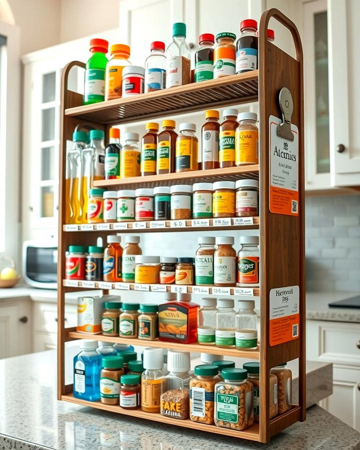 Repurpose a Spice Rack