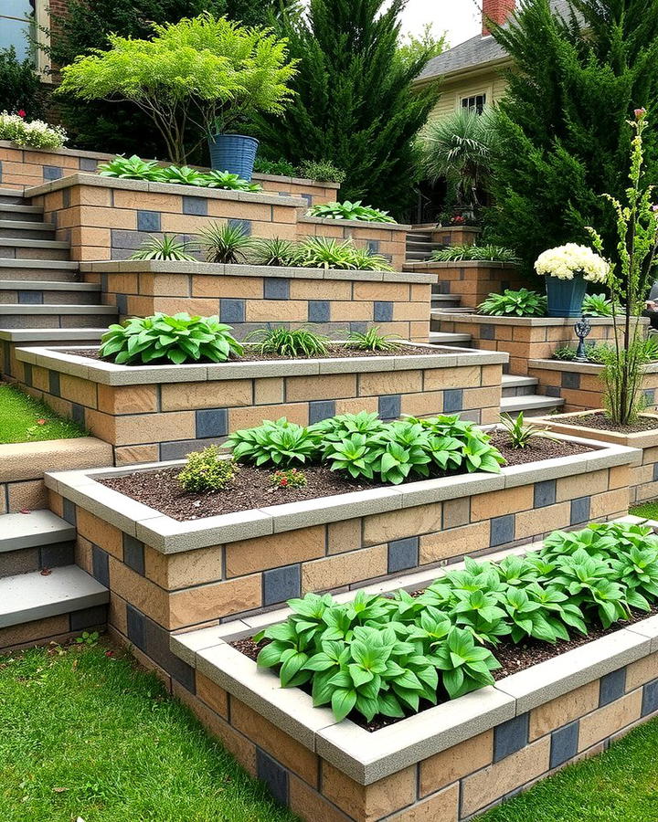 Retaining Wall Garden Beds