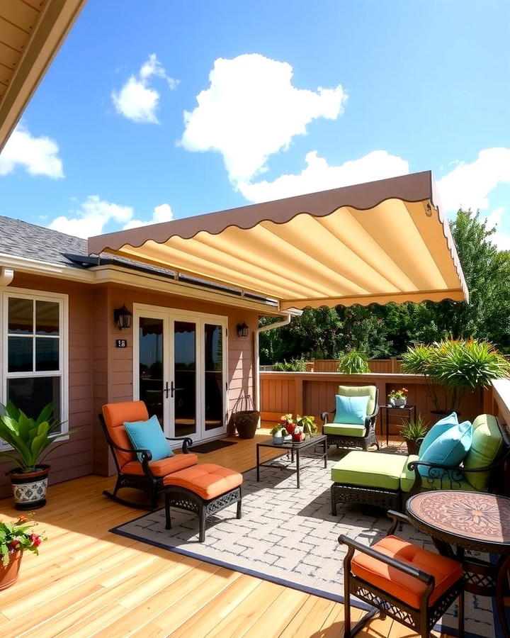 Retractable Awning for Flexible Shade