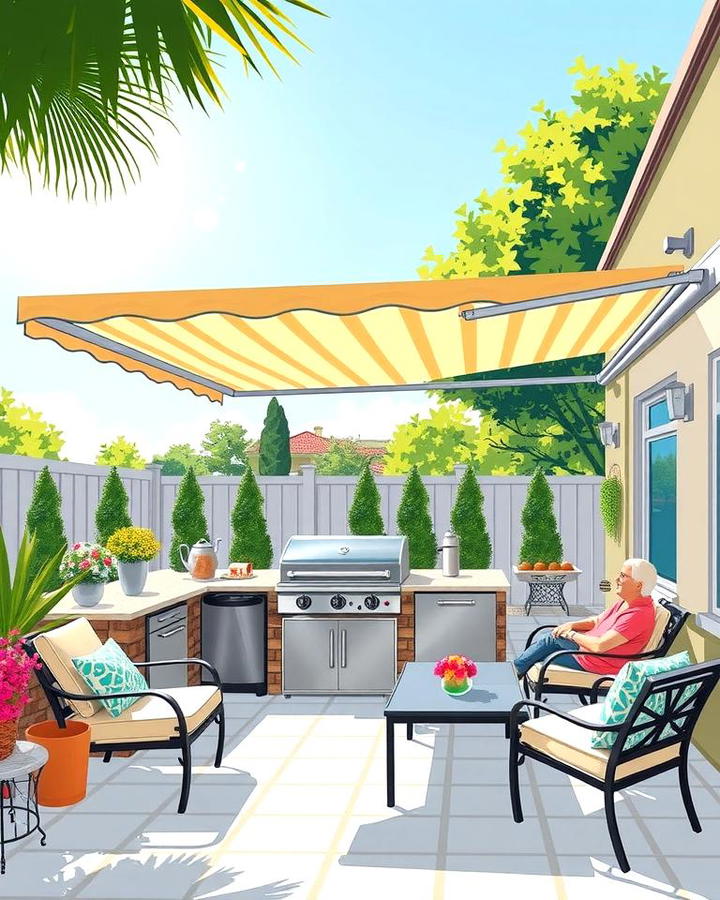 Retractable Awning for Shade