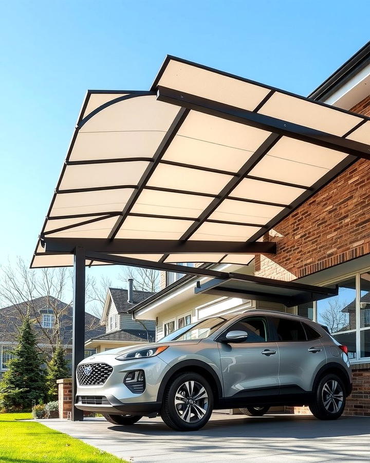 Retractable Roof Car Porch