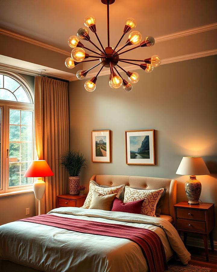 Retro Inspired Bedroom Lighting Fixture