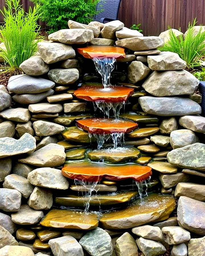 Rock Waterfall Fountain