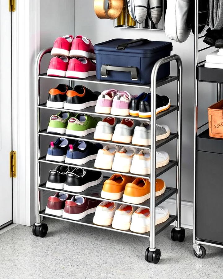 Rolling Shoe Cart Design