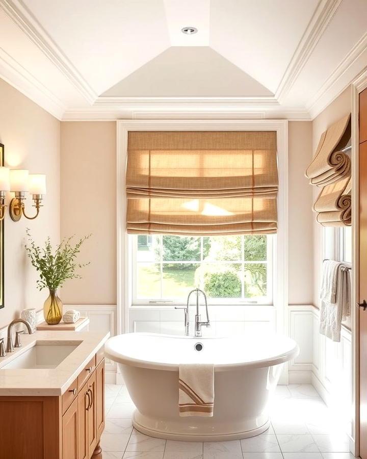 Roman Shades for Soft Sophistication