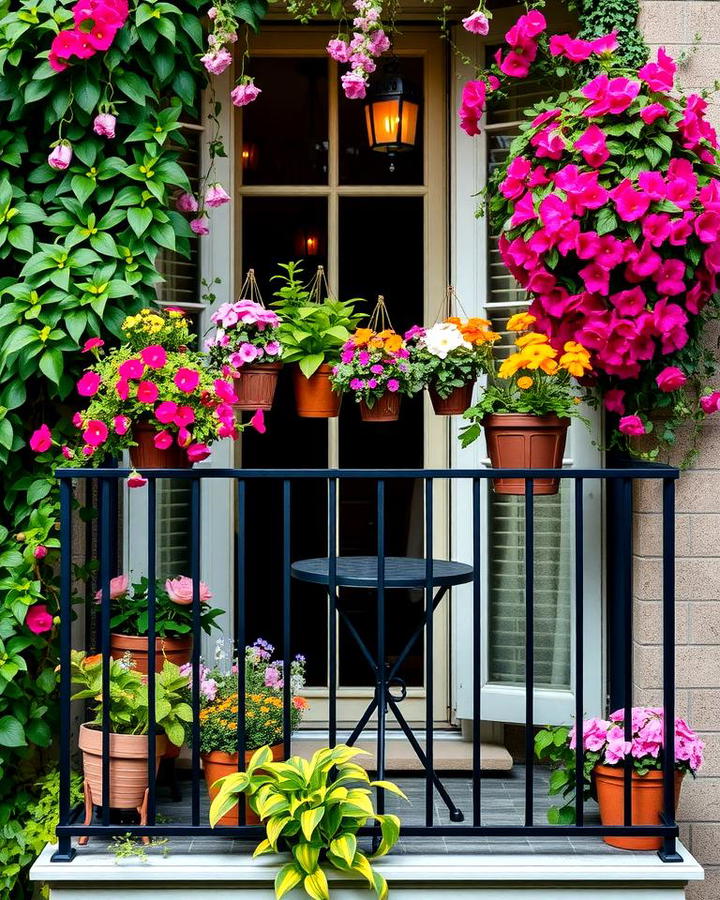 Romantic Balcony Garden