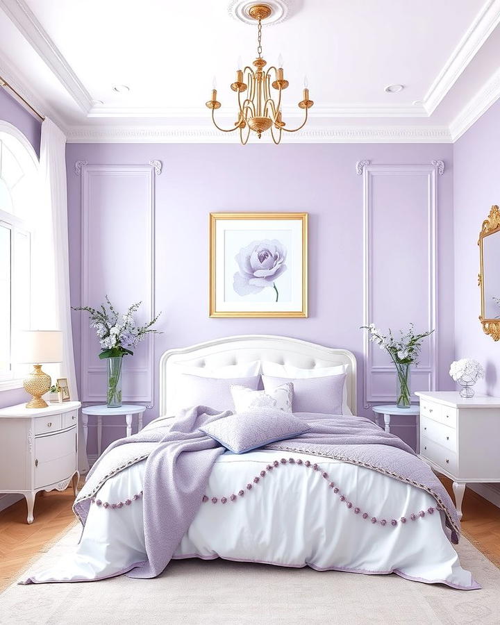 Romantic Lavender and Soft White