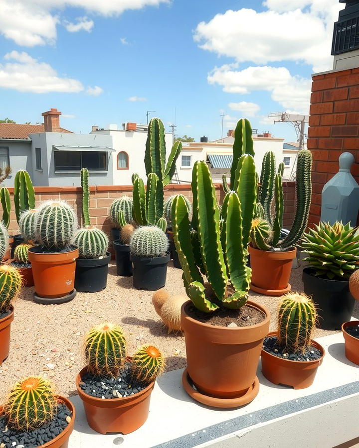 Rooftop Cactus Garden