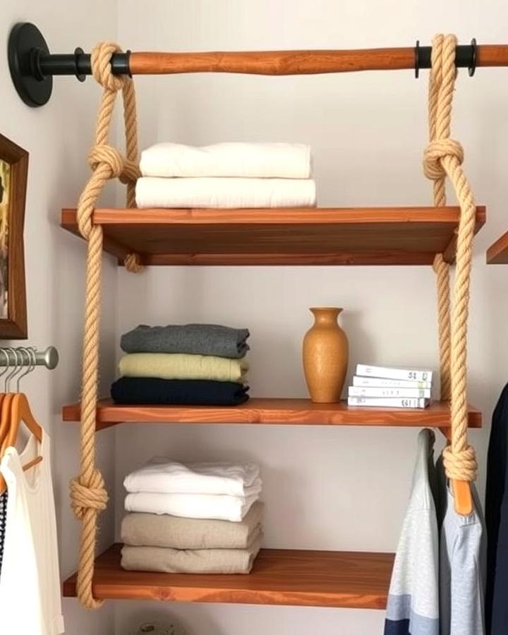 Rope Shelf Supports