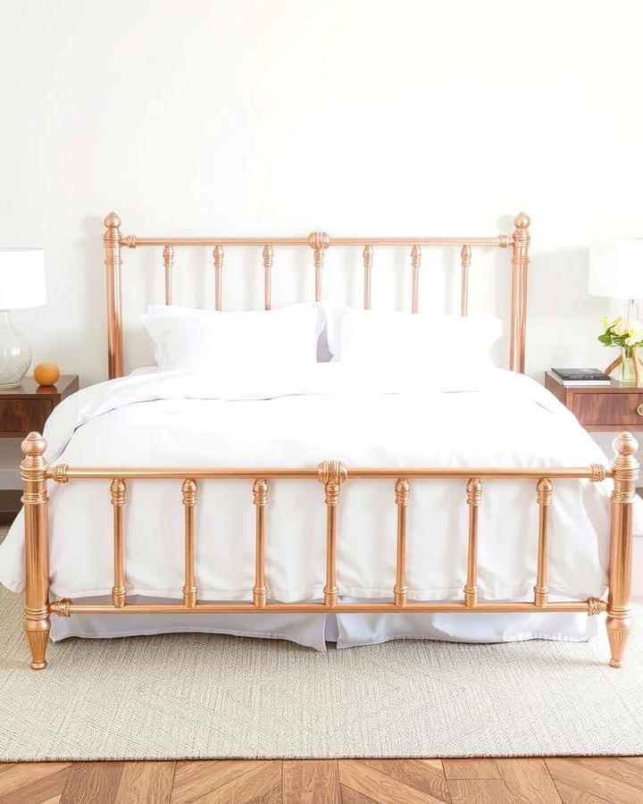 Rose Gold Bed Frame