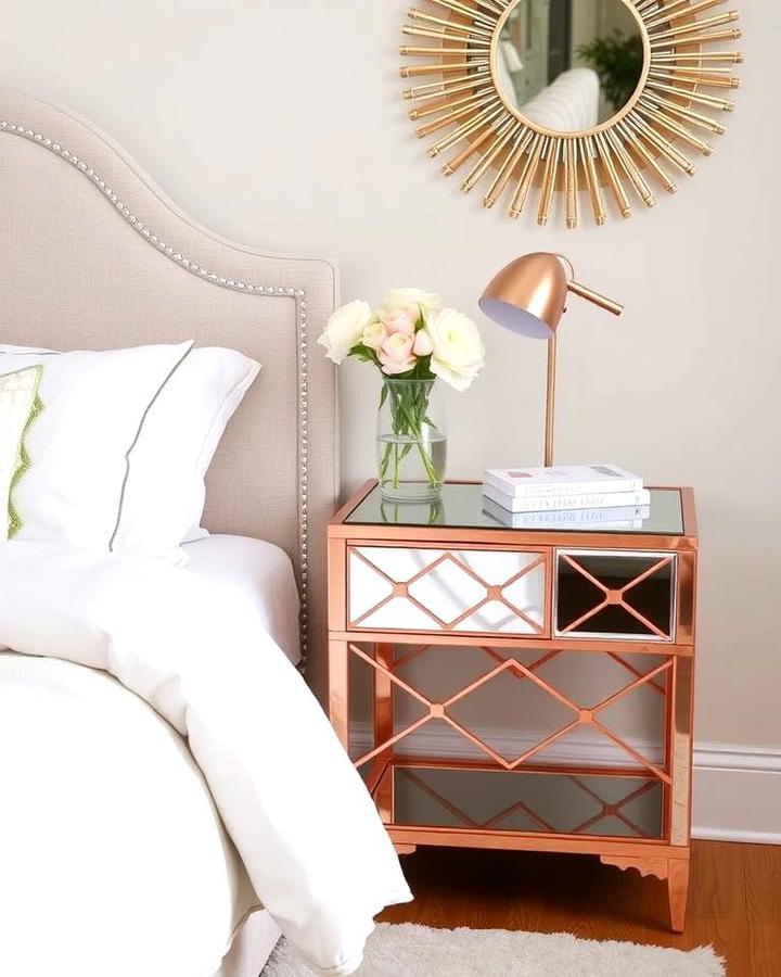 Rose Gold Nightstands