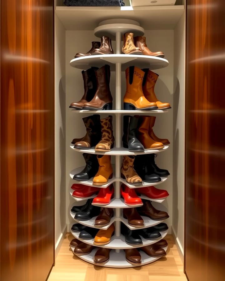 Rotating Boot Carousel for Maximum Efficiency