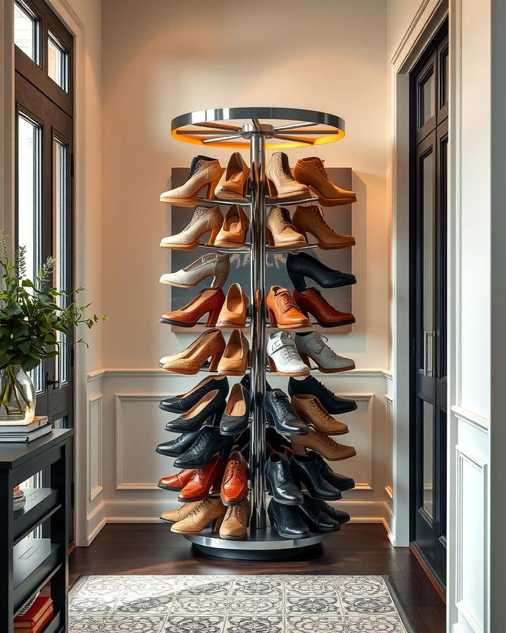 Rotating Shoe Carousel