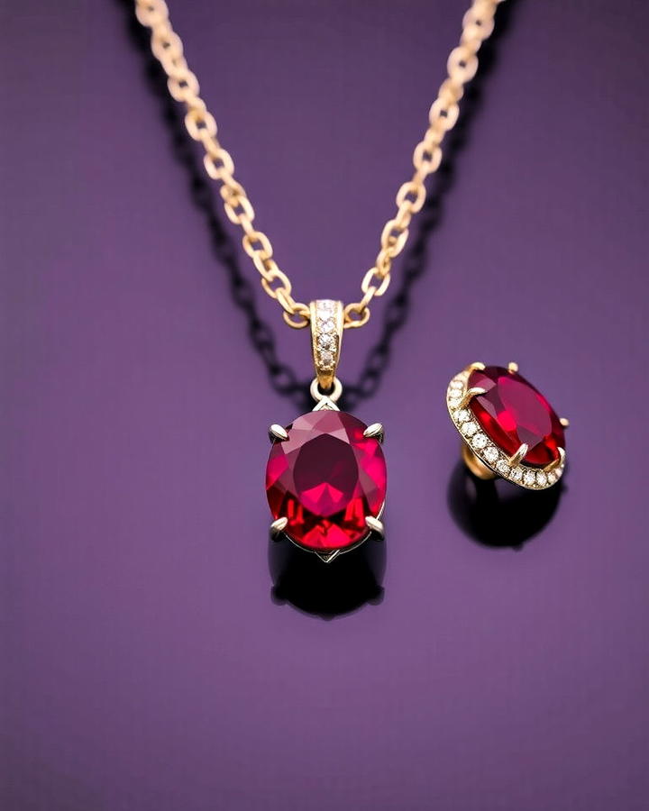 Ruby Jewelry for Wedding Gift