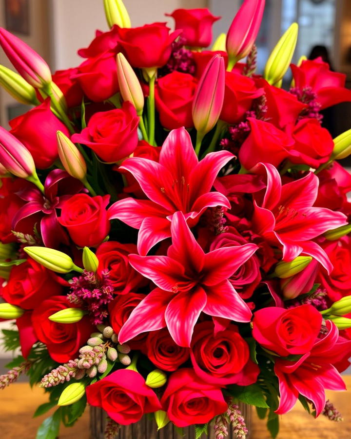 Ruby Red Bouquet