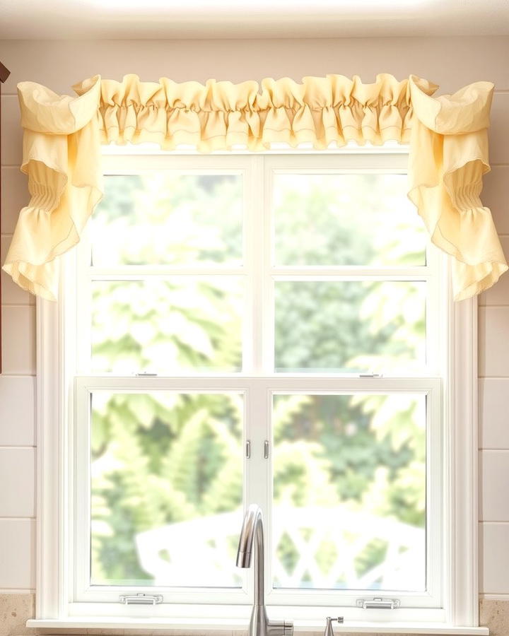 Ruffled Valances for Cottage Charm