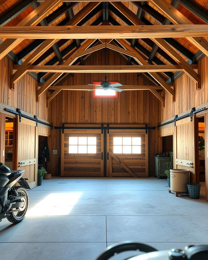 Rustic Barn Style Garage