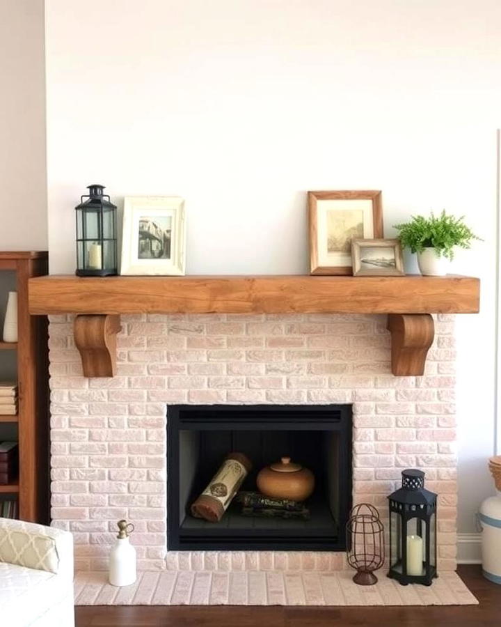 Rustic Barnwood Mantel